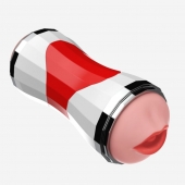 Двусторонний мастурбатор в колбе Power Grip Cup - вагина и ротик - Boys of Toys - в Муроме купить с доставкой