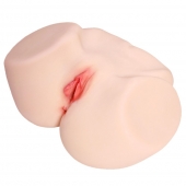 Мастурбатор-полуторс с двойным слоем материала и вибрацией Jenny Onahole Real Vagina - KOKOS - в Муроме купить с доставкой