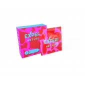 Презервативы с разогревающим эффектом Expert Hot Love - 3 шт. - Expert - купить с доставкой в Муроме