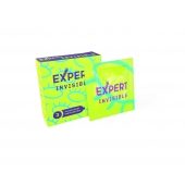 Ультратонкие презервативы Expert Invisible - 3 шт. - Expert - купить с доставкой в Муроме