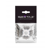 Эластичное эрекционное кольцо с черными «ресничками» - Sextaz - в Муроме купить с доставкой