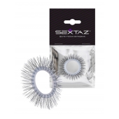 Круглое эрекционное кольцо с «ресничками» - Sextaz - в Муроме купить с доставкой