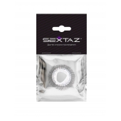 Эластичное эрекционное кольцо с длинными черными «ресничками» - Sextaz - в Муроме купить с доставкой