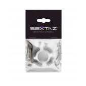 Эластичное кольцо с «ресничками» и 4 шариками - Sextaz - в Муроме купить с доставкой