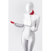 Красный ошейник с подкладкой из меха - ToyFa - купить с доставкой в Муроме