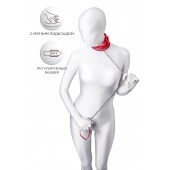 Красный ошейник с подкладкой из меха - ToyFa - купить с доставкой в Муроме