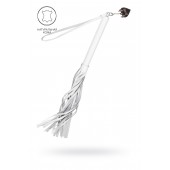 Белая кожаная плеть - 50 см. - Pecado - купить с доставкой в Муроме