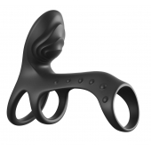 Черная насадка на пенис Ultimate Couples Cage Pro - Pipedream - в Муроме купить с доставкой