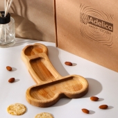 Деревянное блюдо для подачи в форме члена (25 х 16,5 х 1,7 см) - Сима-Ленд - купить с доставкой в Муроме