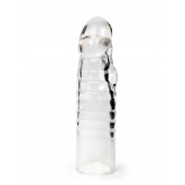 Прозрачная закрытая насадка на член - 15 см. - Sex Expert - в Муроме купить с доставкой