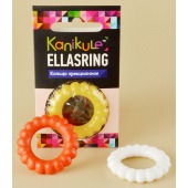 Цветное рельефное эрекционное кольцо Ellasring - Sitabella - в Муроме купить с доставкой