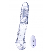 Прозрачная насадка-удлинитель Length Enhancer With Bullet с подхватом - 22,3 см. - NMC - в Муроме купить с доставкой