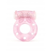 Розовое эрекционное виброкольцо с бабочкой - 1137 - в Муроме купить с доставкой