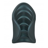 Серый сквозной мастурбатор с вибрацией Manwan Starter - Manwan - в Муроме купить с доставкой