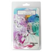 Набор из 3 эрекционных прозрачных колец - Boys of Toys - в Муроме купить с доставкой