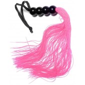 Розовая силиконовая плеть - 35,5 см. - Boys of Toys - купить с доставкой в Муроме