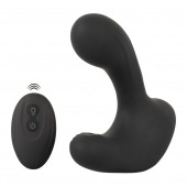 Черная анальная вибропробка с функцией расширения RC Butt Plug with 3 functions - Orion - в Муроме купить с доставкой