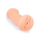 Телесный двусторонний мастурбатор с вибропулей и эрекционными кольцами в комплекте - Sexy Girl - в Муроме купить с доставкой