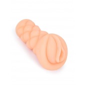 Телесный мастурбатор-вагина с вибропулей и эрекционными кольцами в комплекте - Sexy Girl - в Муроме купить с доставкой