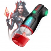 Интерактивный мастурбатор Raven с вакуумом, вибрацией и подсветкой - Shots Media BV - в Муроме купить с доставкой