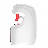 Белый мастурбатор с язычком и возвратно-поступательными движениями - Secwell - в Муроме купить с доставкой