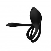 Черное эрекционное виброкольцо Bayek с пультом ДУ - Zalo - в Муроме купить с доставкой