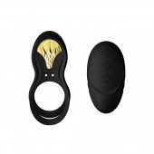 Черное эрекционное виброкольцо Bayek с пультом ДУ - Zalo - в Муроме купить с доставкой