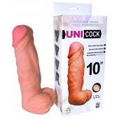 Фаллическая насадка Харнесс UNICOCK 10  - 25 см. - LOVETOY (А-Полимер) - купить с доставкой в Муроме