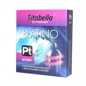 Стимулирующая насадка со спиралью из усиков Platino  Шторм - Sitabella - купить с доставкой в Муроме