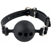 Силиконовый кляп-шар с отверстиями для дыхания Silicone Breathable Ball Gag Small - Pipedream - купить с доставкой в Муроме