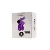 Эрекционное кольцо с подхватом мошонки и стимуляцией клитора Bullet Lastic Ring - Adrien Lastic - в Муроме купить с доставкой