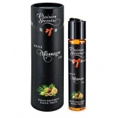 Массажное масло с ароматом экзотических фруктов Huile de Massage Gourmande Fruits Exotiques - 59 мл. - Plaisir Secret - купить с доставкой в Муроме