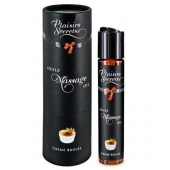 Массажное масло с ароматом крем брюле Huile de Massage Gourmande Creme Brulée - 59 мл. - Plaisir Secret - купить с доставкой в Муроме