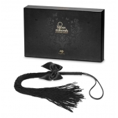 Чёрная плётка Lilly Whip Bijoux - Bijoux Indiscrets - купить с доставкой в Муроме