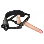 Женский страпон с вагинальной пробкой Woman Strap - 18 см. - LOVETOY (А-Полимер) - купить с доставкой в Муроме