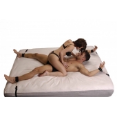 Бондаж для фиксации на кровати Frisky Bedroom Restraint Kit - XR Brands - купить с доставкой в Муроме