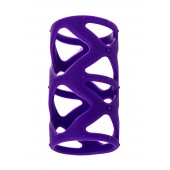 Фиолетовая насадка-сетка на пенис - 7,5 см. - A-toys - в Муроме купить с доставкой