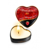 Массажная свеча с ароматом клубники Bougie Massage Candle - 35 мл. - Plaisir Secret - купить с доставкой в Муроме