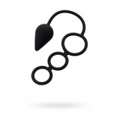 Тройное эрекционное кольцо с анальным хвостом Drop M-size - Erotist Adult Toys - в Муроме купить с доставкой