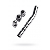 Металлический анальный душ с тремя насадками - ToyFa - купить с доставкой в Муроме