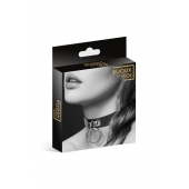 Узенький ошейник из полиуретана с кольцом - Bijoux Pour Toi - купить с доставкой в Муроме