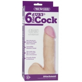 Ультра реалистичная насадка Vac-U-Lock  6  ULTRASKYN Cock - 17,3 см. - Doc Johnson - купить с доставкой в Муроме