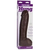 Большая насадка для трусиков Vac-U-Lock Realistic Hung - 31,7 см. - Doc Johnson - купить с доставкой в Муроме