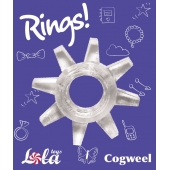 Прозрачное эрекционное кольцо Rings Cogweel - Lola Games - в Муроме купить с доставкой