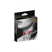 Красный чокер с замком в форме сердца - Bijoux Pour Toi - купить с доставкой в Муроме