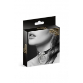 Черный чокер с двумя кольцами - Bijoux Pour Toi - купить с доставкой в Муроме