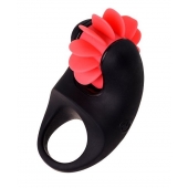 Чёрно-красное эрекционное виброкольцо Erotist - Erotist Adult Toys - в Муроме купить с доставкой