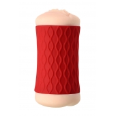 Двухсторонний мастурбатор JOS  NADIN в красном цилиндре - JOS - в Муроме купить с доставкой