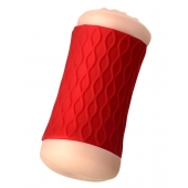 Двухсторонний мастурбатор JOS  NADIN в красном цилиндре - JOS - в Муроме купить с доставкой