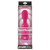 Ярко-розовый вибромассажер с усиленной вибрацией BoomBoom Power Wand - NS Novelties